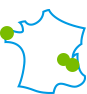 carte france trois points